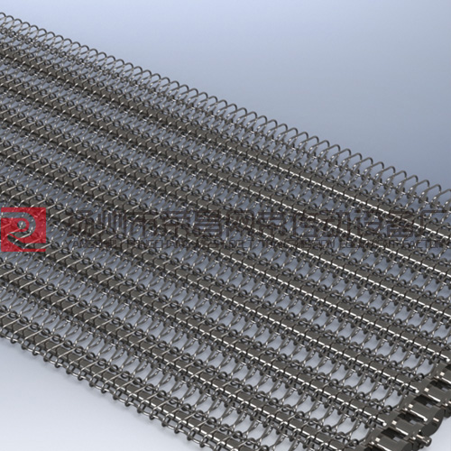 Film wrapping machine mesh belt